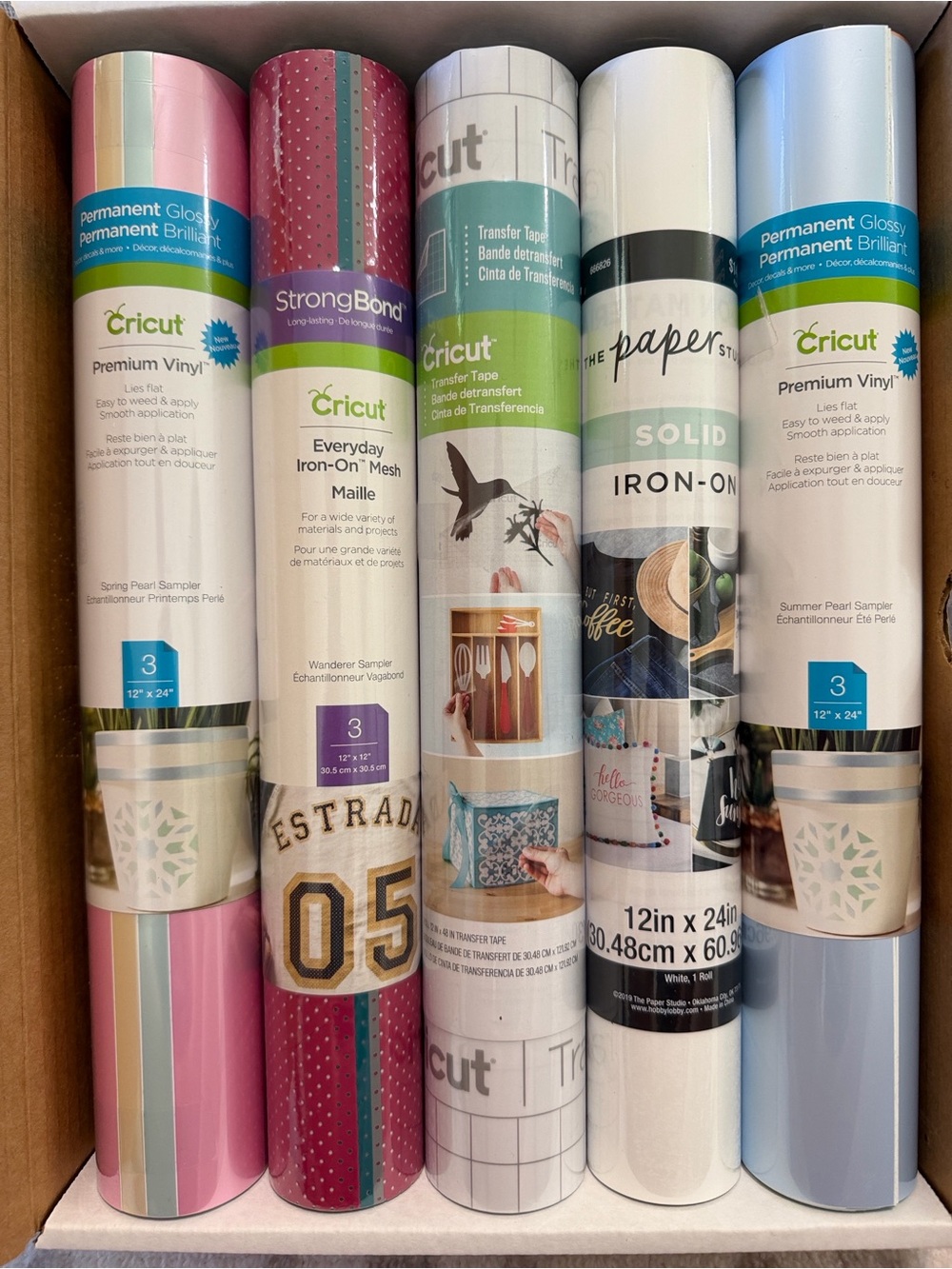 Cricut Premium Vinyl Rolls & Transfer Tape